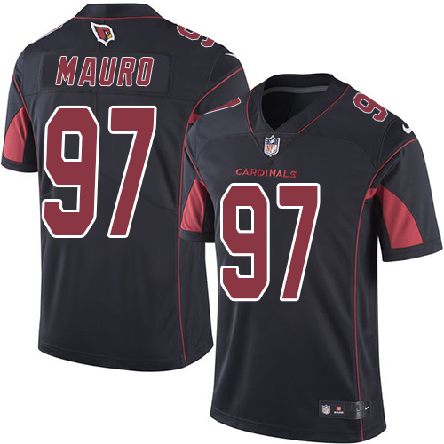 Youth Limited Josh Mauro Nike Jersey Black - #97 Rush NFL Arizona Cardinals
